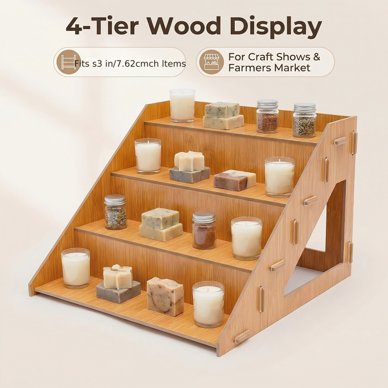 Wooden Display Rack, Farm Mark - đánh giá và giá Pop Display Shelf