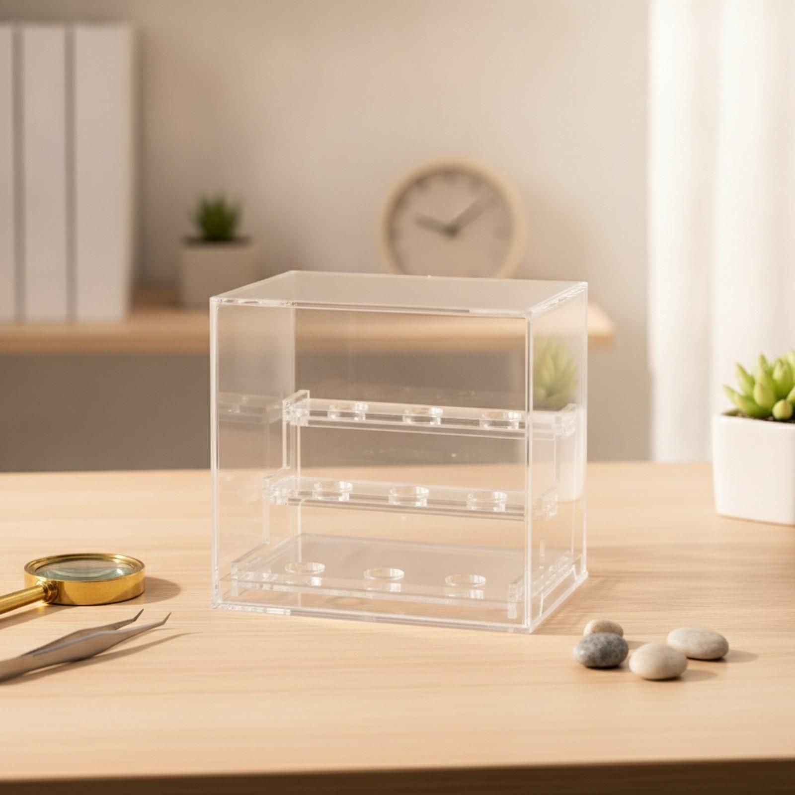 Three-Tier Acrylic Showcase wi - đánh giá và giá Display Case Acrylic