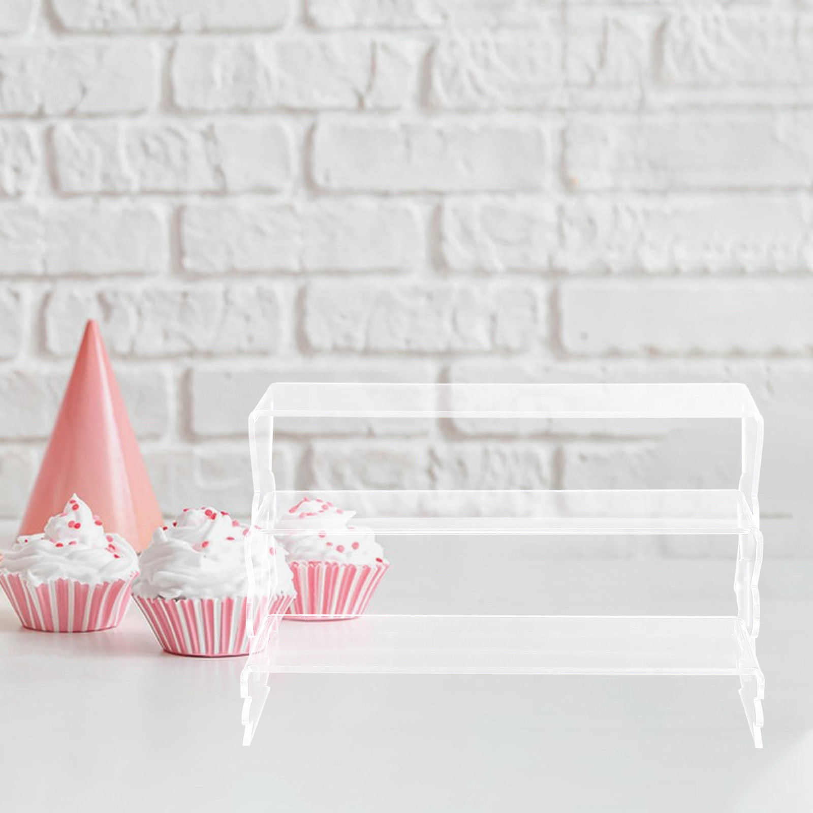 3Pcs Acrylic Display Stand Set - đánh giá và giá Display Risers Set