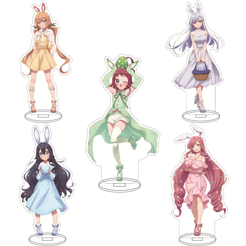 16CM Anime The 100 Girlfriends - đánh giá và giá Figma Stand Set