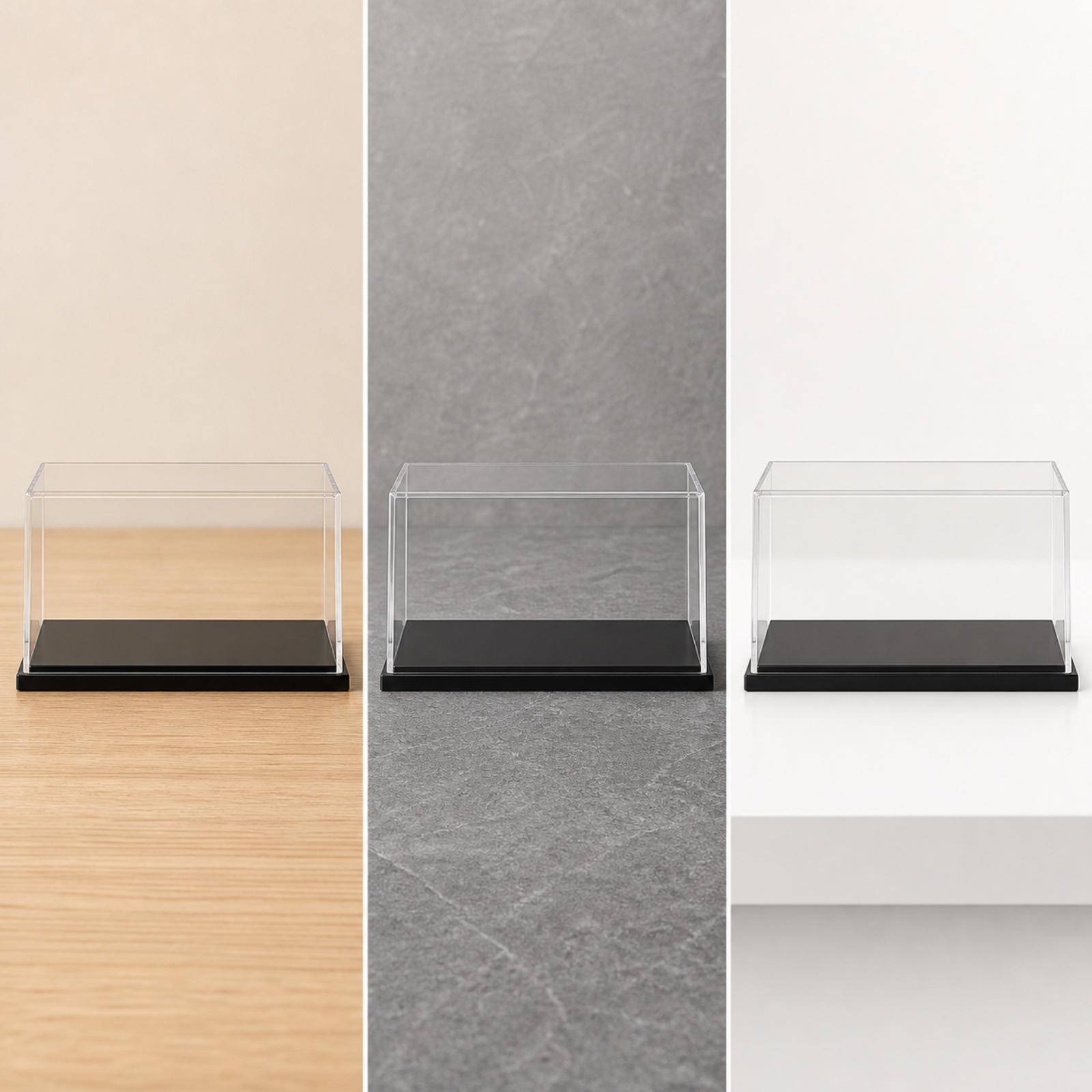 Dustproof Miniature Display Ca - đánh giá và giá Display Case Acrylic
